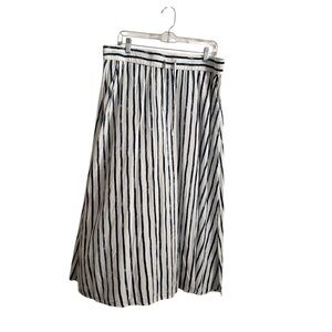 Tntuum Blue White Striped Maxi Skirt Size EU 44 US Lg